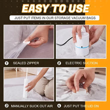 Load image into Gallery viewer, Durable Electric Vacuum Compression Bag - 75% More Storage!