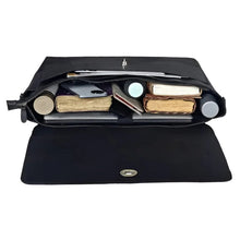Load image into Gallery viewer, Captain Black Leather Messenger Bag 16 Inch