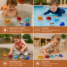 Load image into Gallery viewer, Water Activated Glowing Toy Cars with Multiple Vehicle Designs for Toddlers