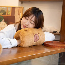 Load image into Gallery viewer, Capybara Hand Warmer Plushie with Cotton Filling, 12 Inch