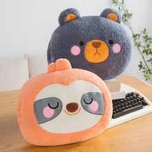 Load image into Gallery viewer, Animal Hand Warmer Pillow with Dual Hand Openings and PP Cotton Filling, 12 Inch