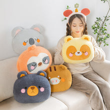 Load image into Gallery viewer, Animal Hand Warmer Pillow with Dual Hand Openings and PP Cotton Filling, 12 Inch
