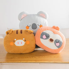 Load image into Gallery viewer, Animal Hand Warmer Pillow with Dual Hand Openings and PP Cotton Filling, 12 Inch