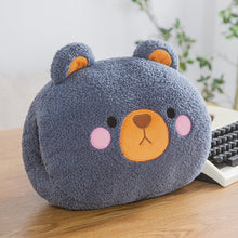 Load image into Gallery viewer, Animal Hand Warmer Pillow with Dual Hand Openings and PP Cotton Filling, 12 Inch
