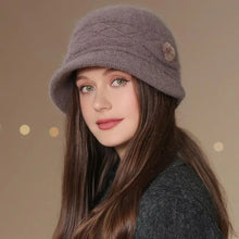 Load image into Gallery viewer, Fur Lined Winter Bucket Hat