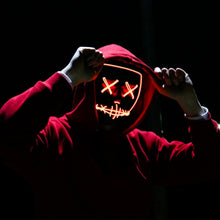 Load image into Gallery viewer, LED Light Up Mask with Glowing Wire and Four Light Modes for Halloween Costumes