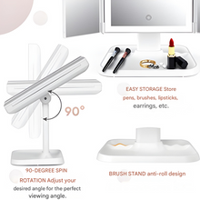 Load image into Gallery viewer, LED Make-up Mirror with Triple Lighting - Clara-White-The Livary