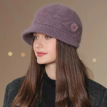 Load image into Gallery viewer, Fur Lined Winter Bucket Hat