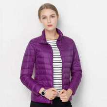 Load image into Gallery viewer, Womens Lightweight Short Jacket with Front Placket for Everyday Layering