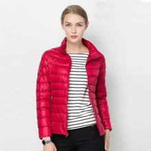Load image into Gallery viewer, Womens Lightweight Short Jacket with Front Placket for Everyday Layering