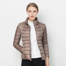 Load image into Gallery viewer, Womens Lightweight Short Jacket with Front Placket for Everyday Layering