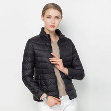Load image into Gallery viewer, Womens Lightweight Short Jacket with Front Placket for Everyday Layering