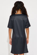 Load image into Gallery viewer, Kids Skeleton Print Pullover Dress with Short Sleeves and Front Pockets