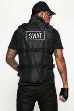 Load image into Gallery viewer, Four Piece Tactical Costume Set with Vest Cap and Fingerless Gloves