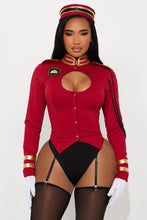 Load image into Gallery viewer, Burgundy Costume Set with Matching Jacket and Stretch Leggings