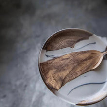 Load image into Gallery viewer, Walnut and Resin Coaster Set, Rustic Modern Drink Coasters