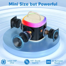 Load image into Gallery viewer, Mini Karaoke Machine with Wireless Microphones – Portable Bluetooth Speaker for Kids