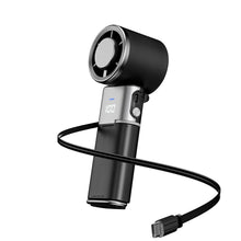Load image into Gallery viewer, Portable Neck Fan with Built-in Power Bank and Foldable Design