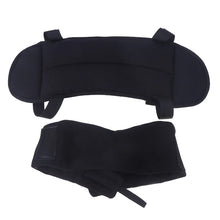 Load image into Gallery viewer, 360° travel neck pillow set with adjustable head strap and eye mask for sleeping comfort