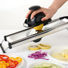 Load image into Gallery viewer, Adjustable Stainless Steel Mandoline Slicer – Durable Kitchen Essential