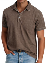 Load image into Gallery viewer, Timeless men's fashion polo, refined heritage style and ultimate comfort shirt.