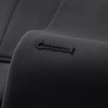 Load image into Gallery viewer, Close-up of the double-breasted jacket and waistcoat of a men's slim fit 3-piece suit.