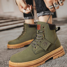 Load image into Gallery viewer, Men's Rugged Lace-Up Ankle Hiking Boots
