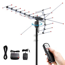 Load image into Gallery viewer, Motorized Outdoor TV Antenna with 360 Degree Rotation and Remote Control