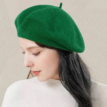 Load image into Gallery viewer, Knitted French Winter Beret Hat
