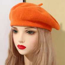 Load image into Gallery viewer, Knitted French Winter Beret Hat
