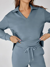 Load image into Gallery viewer, Women's Casual Long Sleeve 2 Piece Set - Elegance and Comfort