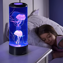 Load image into Gallery viewer, LED jellyfish aquarium table night light