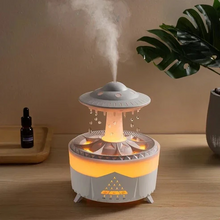 Load image into Gallery viewer, Mushroom Humidifier with Raining Cloud Lamp Aromatherapy - Colorful Raindrop Light Essential Oil Diffuser