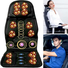 Load image into Gallery viewer, 8 Mode Massage Chair Pad With Heated Back Neck Cushion For Car & Home