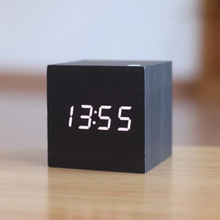 Load image into Gallery viewer, Modern Digital Wood Clock