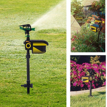 Load image into Gallery viewer, Automatic Motion-Activated Animal Repellent Garden Sprinkler - Animal Sensor Outdoor Lawn Yard Water Sprinkler