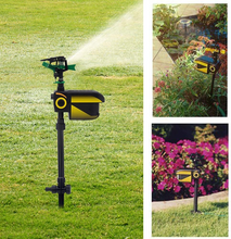 Load image into Gallery viewer, Automatic Motion-Activated Animal Repellent Garden Sprinkler - Animal Sensor Outdoor Lawn Yard Water Sprinkler