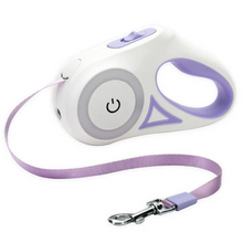 Load image into Gallery viewer, LED Light Retractable Dog Leash with Light