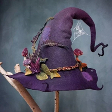 Load image into Gallery viewer, Halloween Party Felt Witch Hats