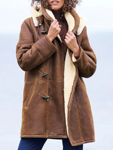 Load image into Gallery viewer, Long, warm and lightweight women's down jacket for winter