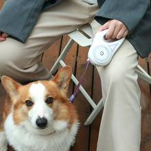 Load image into Gallery viewer, LED Light Retractable Dog Leash with Light