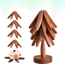 Load image into Gallery viewer, Wooden Trivets For Hot Dishes