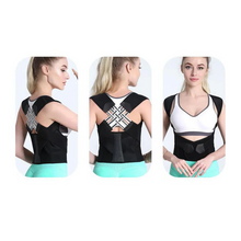 Load image into Gallery viewer, Back Posture Corrector Brace with Adjustable Straps for Upper Back Support