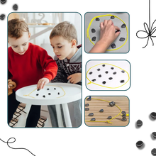 Load image into Gallery viewer, Magnetic Strategy Game with Rope Boundary and 20 Pieces