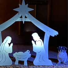Load image into Gallery viewer, Holy Night Outdoor Christmas Nativity Set