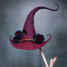 Load image into Gallery viewer, Halloween Party Felt Witch Hats