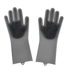 Load image into Gallery viewer, Magic Silicone Dishwashing Gloves - Reusable Cleaning Gloves