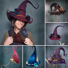 Load image into Gallery viewer, Halloween Party Felt Witch Hats