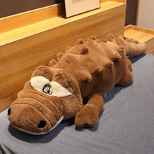 Load image into Gallery viewer, Oversized Big-Eyed Crocodile Plush Toy