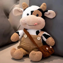 Load image into Gallery viewer, Plush Cow in Overalls